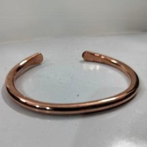 Solid Plain / No-Magnetic / Copper Bracelet - Luxy Direct